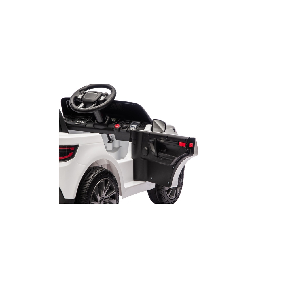 Elektromobilis Land Rover Discovery DLS-K06, White-Elektromobiliai vaikams, Visureigiai-e-vaikas