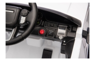 Elektromobilis Land Rover Discovery DLS-K06, White-Elektromobiliai vaikams, Visureigiai-e-vaikas