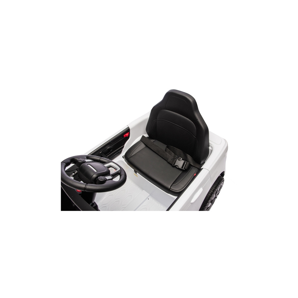 Elektromobilis Land Rover Discovery DLS-K06, White-Elektromobiliai vaikams, Visureigiai-e-vaikas