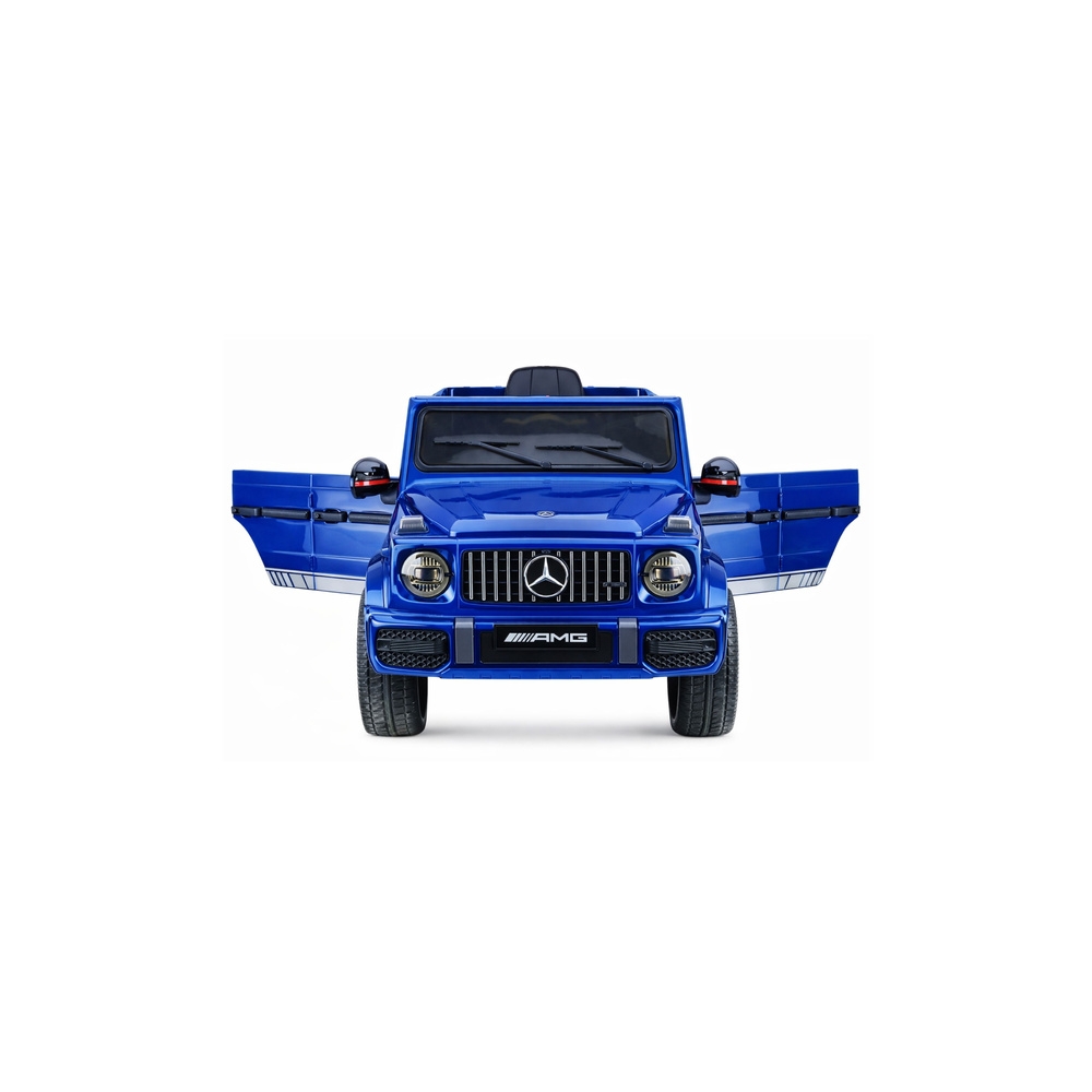 Elektromobilis Mercedes AMG G 63, lakuotas mėlynas-Elektromobiliai vaikams, Visureigiai-e-vaikas