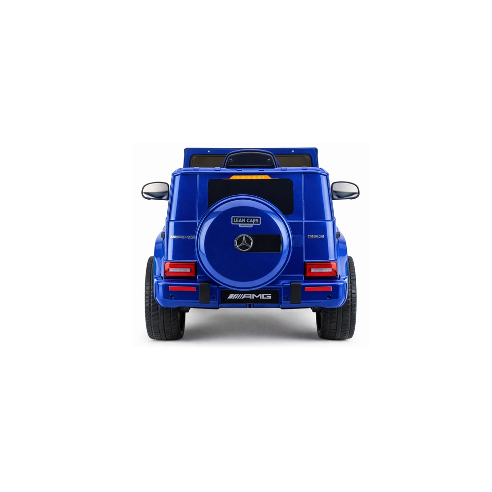 Elektromobilis Mercedes AMG G 63, lakuotas mėlynas-Elektromobiliai vaikams, Visureigiai-e-vaikas