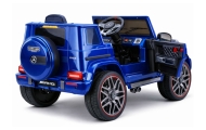 Elektromobilis Mercedes AMG G 63, lakuotas mėlynas-Elektromobiliai vaikams, Visureigiai-e-vaikas