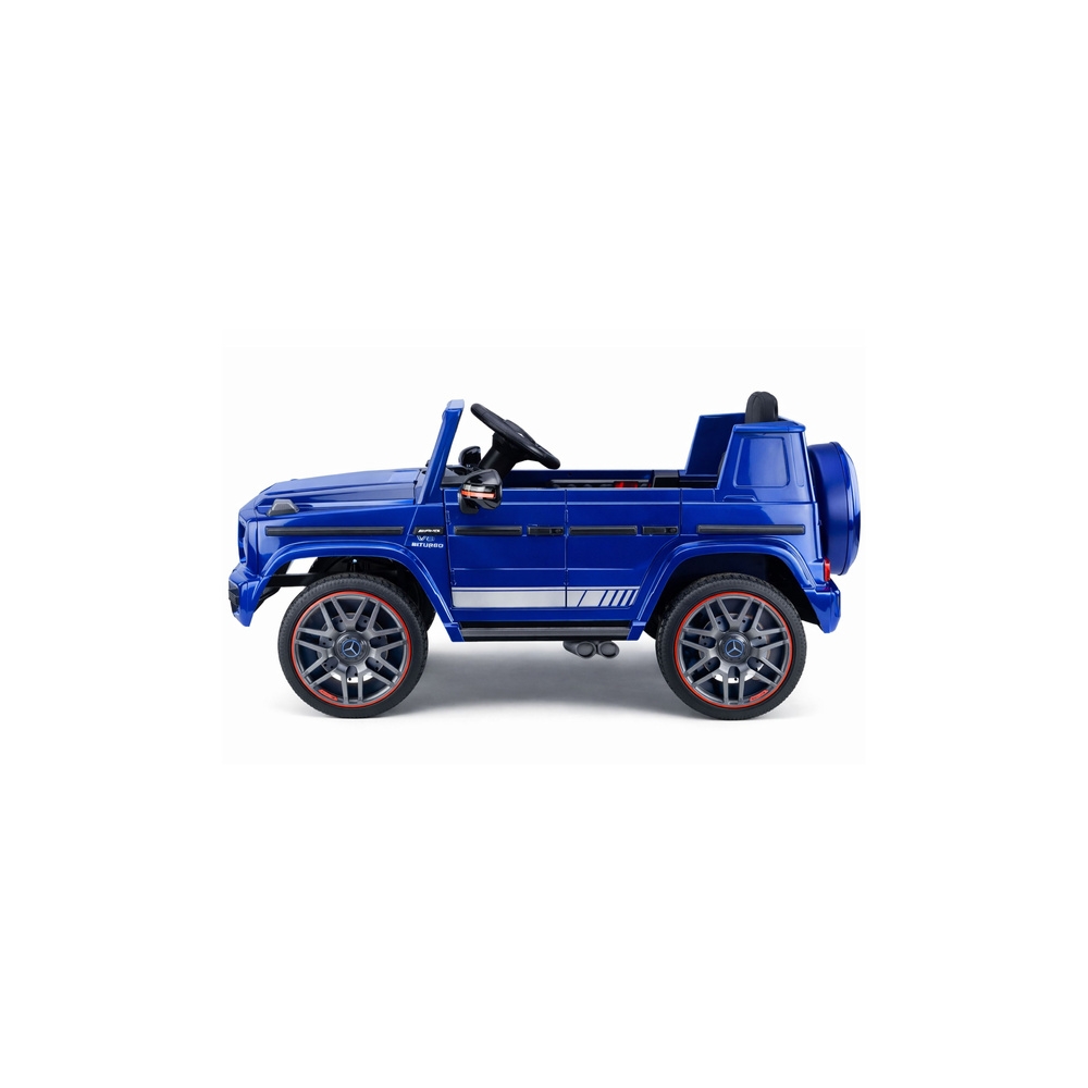 Elektromobilis Mercedes AMG G 63, lakuotas mėlynas-Elektromobiliai vaikams, Visureigiai-e-vaikas