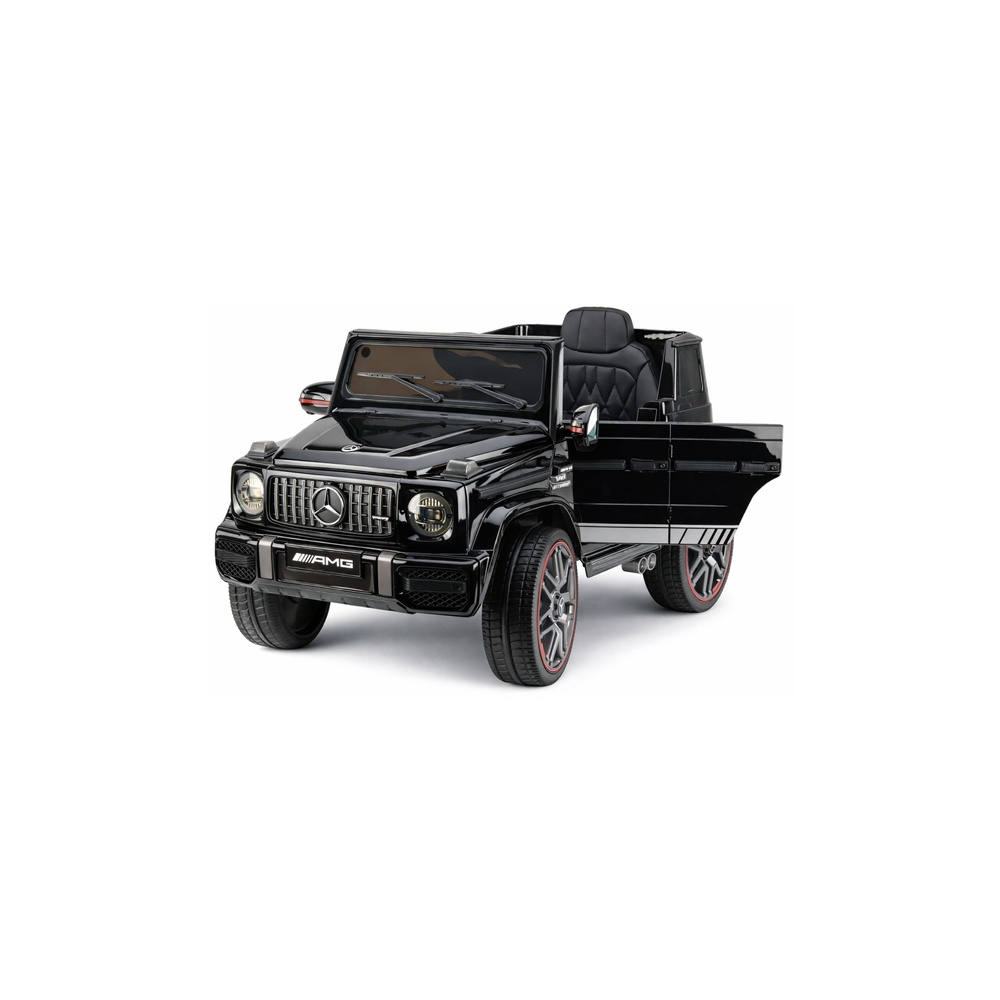 Elektromobilis Mercedes AMG G 63, lakuotas juodas-Elektromobiliai vaikams, Visureigiai-e-vaikas