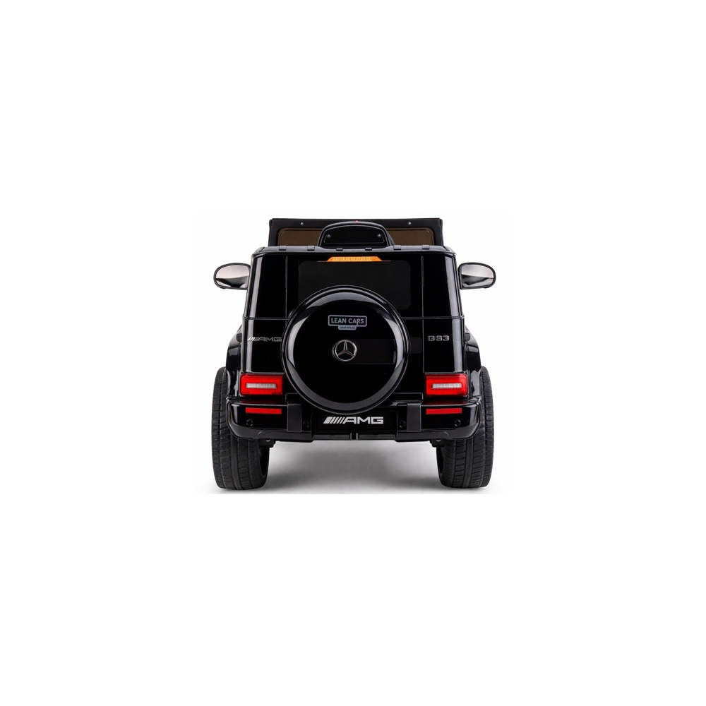 Elektromobilis Mercedes AMG G 63, lakuotas juodas-Elektromobiliai vaikams, Visureigiai-e-vaikas