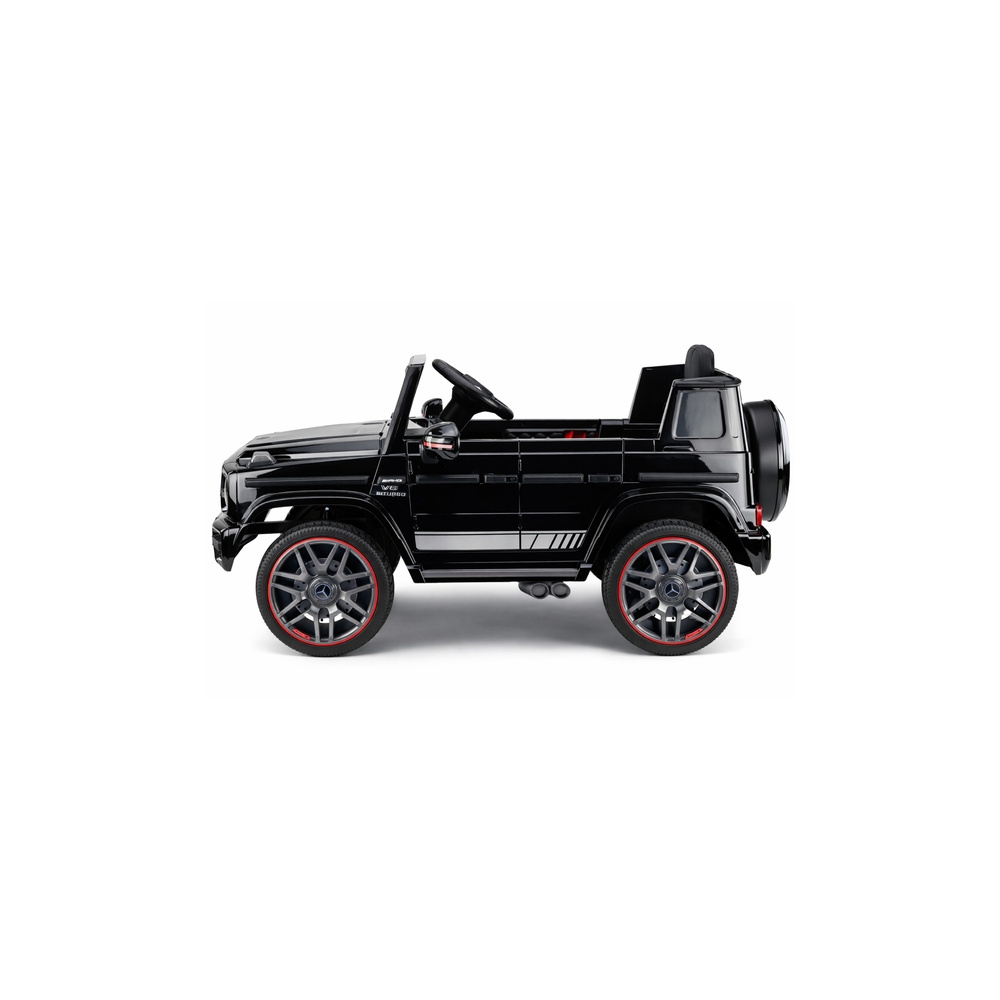 Elektromobilis Mercedes AMG G 63, lakuotas juodas-Elektromobiliai vaikams, Visureigiai-e-vaikas