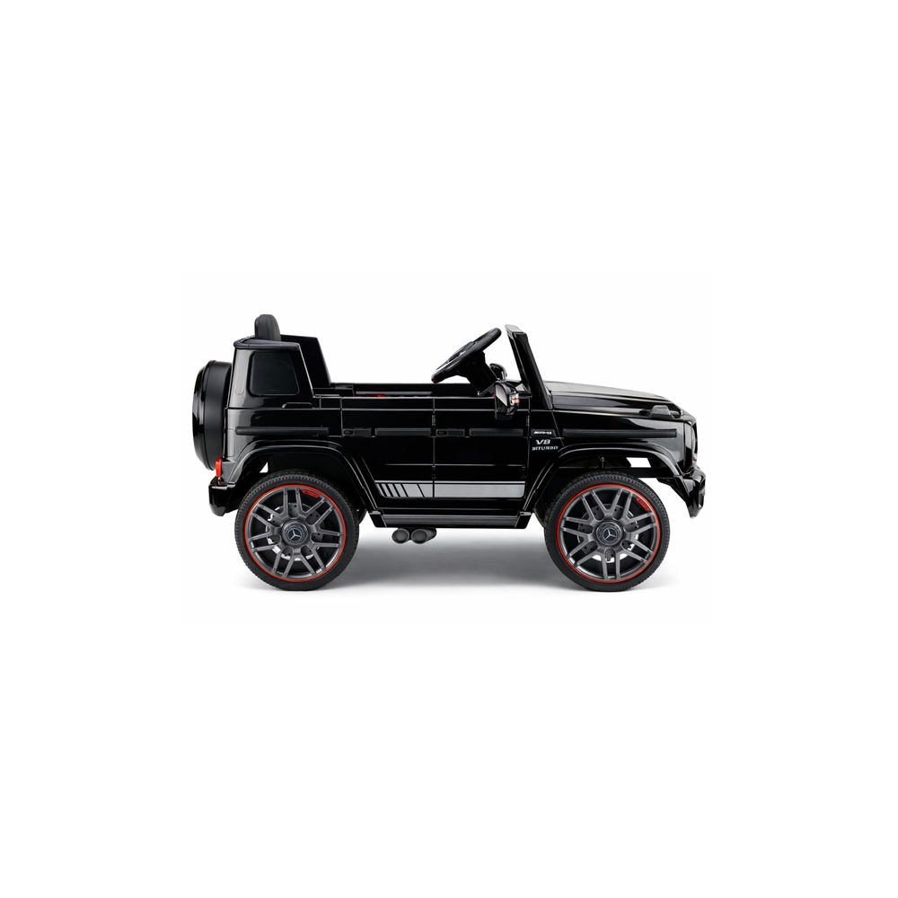 Elektromobilis Mercedes AMG G 63, lakuotas juodas-Elektromobiliai vaikams, Visureigiai-e-vaikas