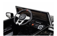 Elektromobilis Mercedes AMG G 63, lakuotas juodas-Elektromobiliai vaikams, Visureigiai-e-vaikas