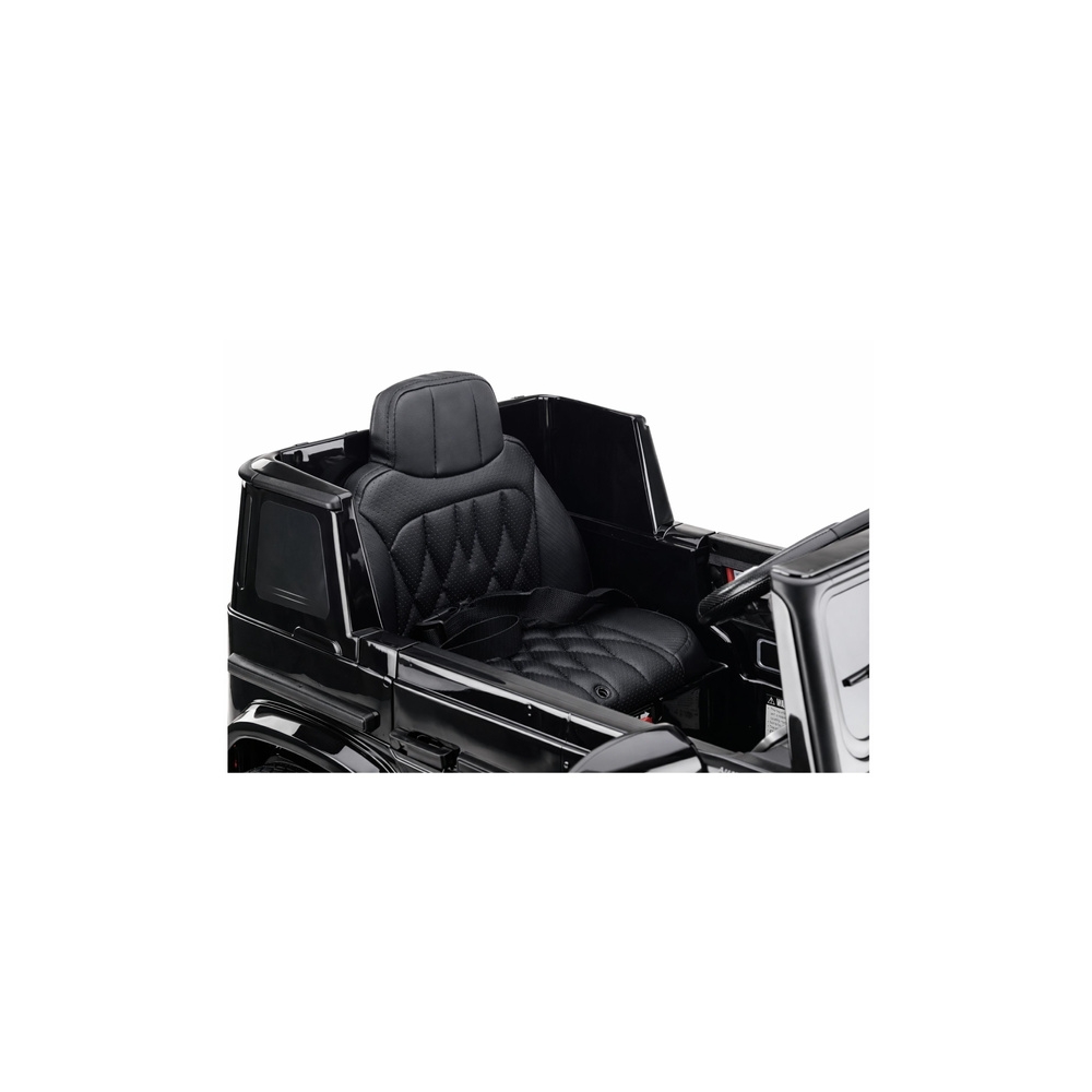 Elektromobilis Mercedes AMG G 63, lakuotas juodas-Elektromobiliai vaikams, Visureigiai-e-vaikas