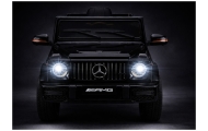Elektromobilis Mercedes AMG G 63, lakuotas juodas-Elektromobiliai vaikams, Visureigiai-e-vaikas