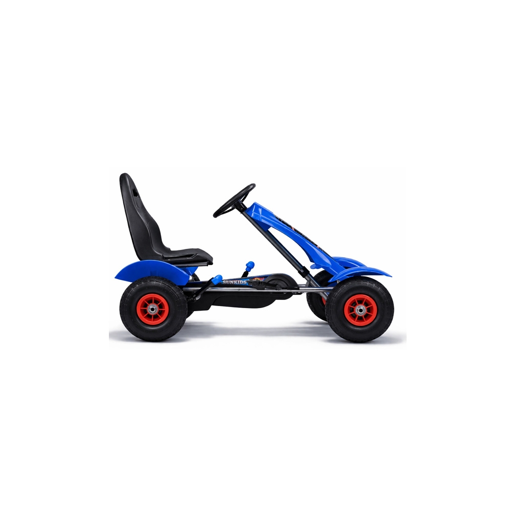 Sportowy Gokart Na Pedały F618 Pomowane Koła Obciążenie 50kg Niebieski