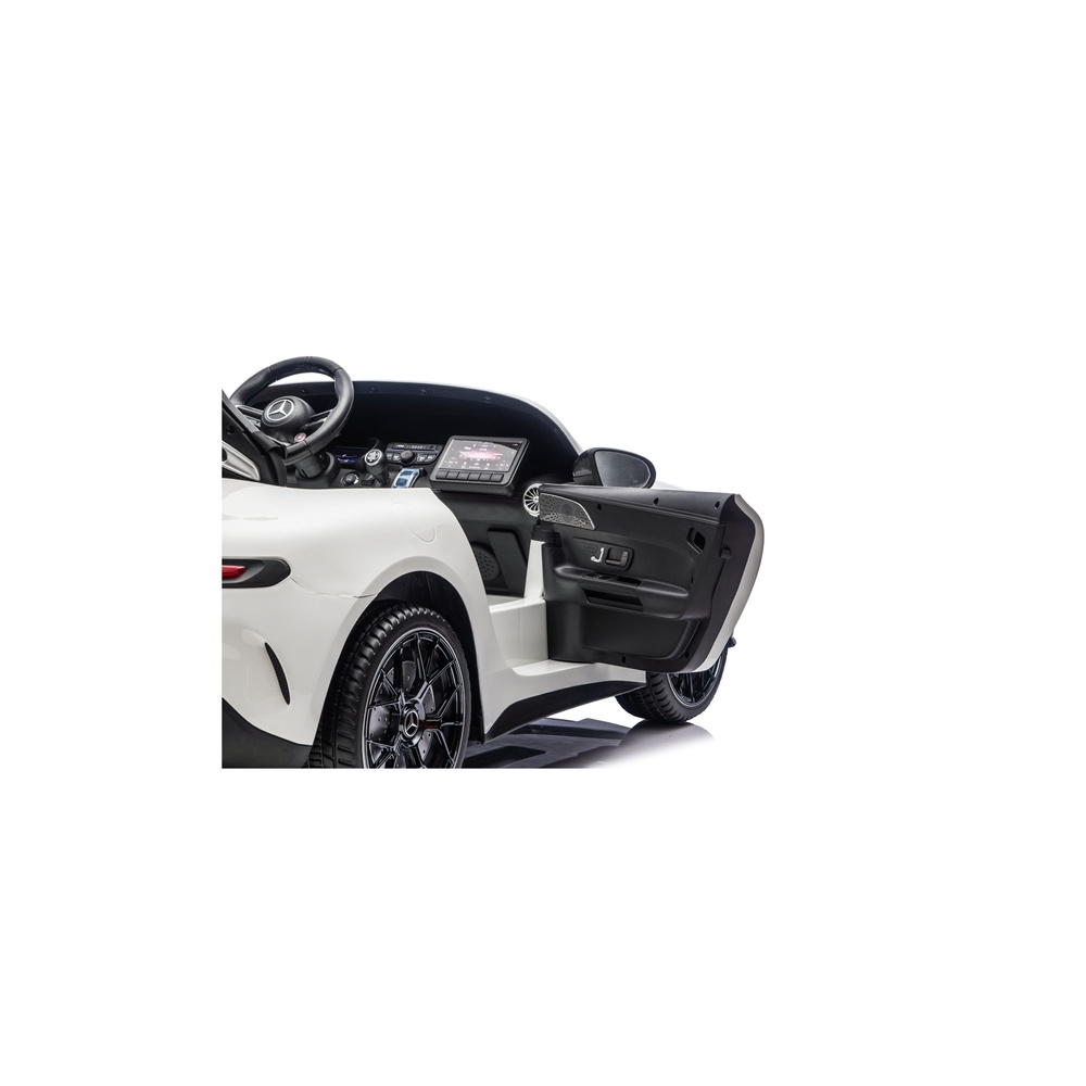 Elektromobilis Mercedes GT63 AMG DK-GT63 24V, White-Elektromobiliai vaikams, Mašinos-e-vaikas