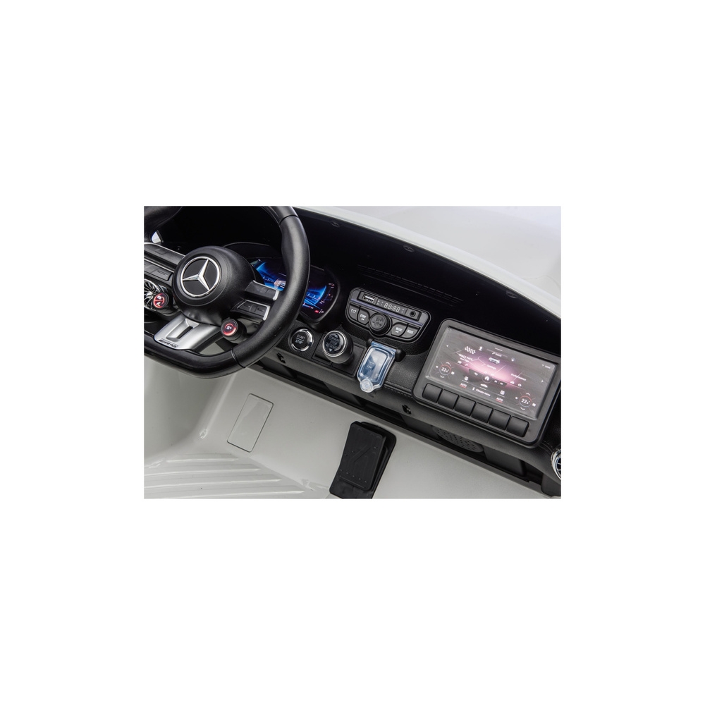 Elektromobilis Mercedes GT63 AMG DK-GT63 24V, White-Elektromobiliai vaikams, Mašinos-e-vaikas