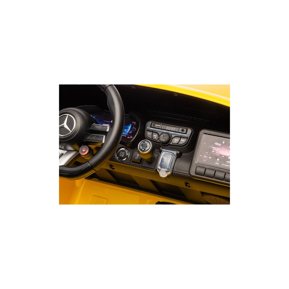 Elektromobilis Mercedes GT63 AMG DK-GT63 24V, Yellow-Elektromobiliai vaikams, Mašinos-e-vaikas