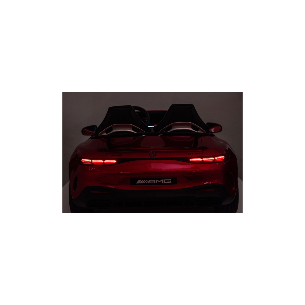 Elektromobilis Mercedes GT63 AMG DK-GT63 24V, lakuotas raudonas-Elektromobiliai vaikams, Mašinos-e-vaikas