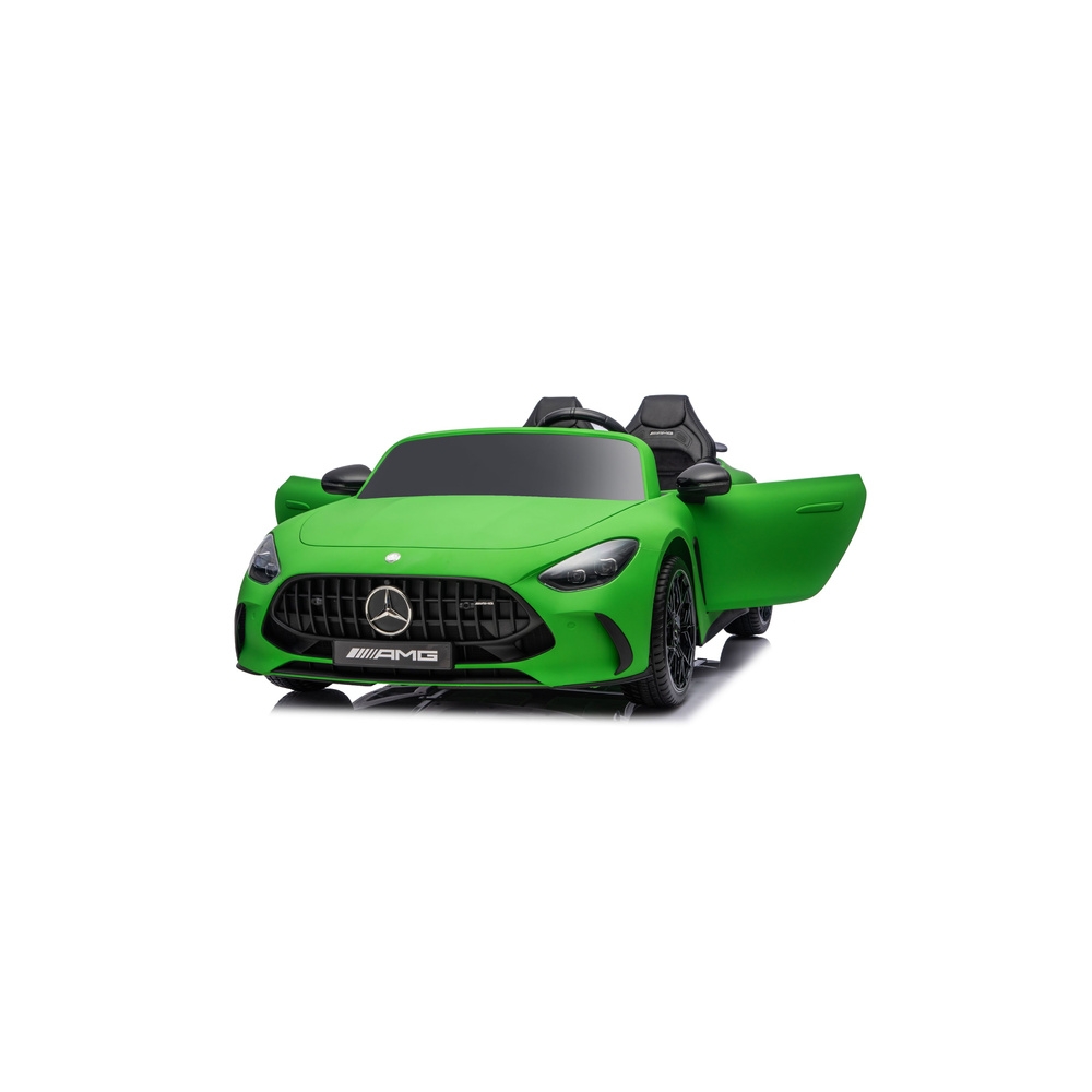 Elektromobilis Mercedes GT63 AMG DK-GT63 24V su tyliu varikliu, Matte Green-Elektromobiliai vaikams, Mašinos-e-vaikas