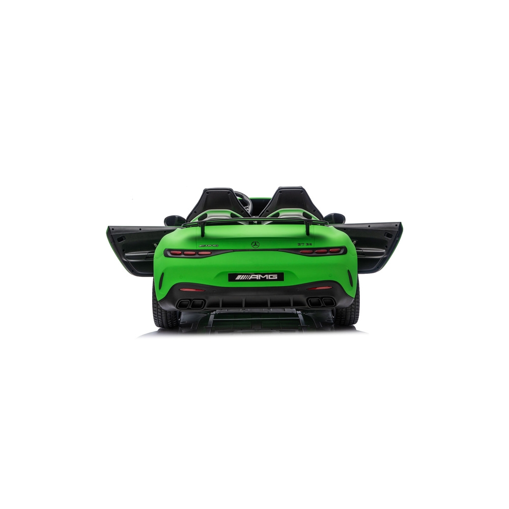 Elektromobilis Mercedes GT63 AMG DK-GT63 24V su tyliu varikliu, Matte Green-Elektromobiliai vaikams, Mašinos-e-vaikas