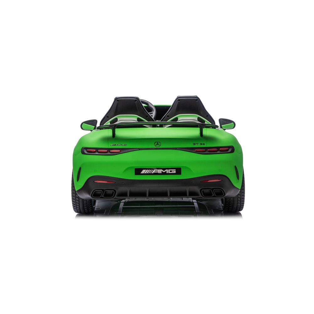 Elektromobilis Mercedes GT63 AMG DK-GT63 24V su tyliu varikliu, Matte Green-Elektromobiliai vaikams, Mašinos-e-vaikas