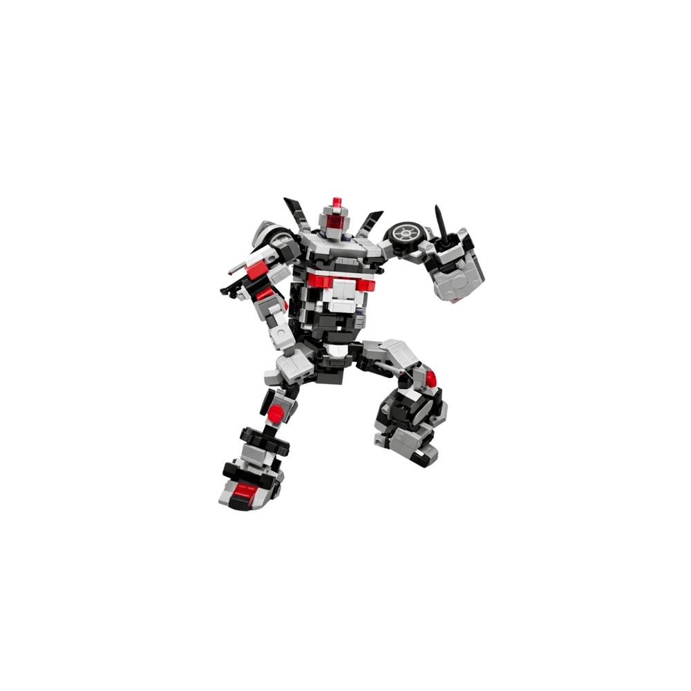 Konstruktorius Lenktyninis automobilis robotas 2W1 Baltas 320 el.
