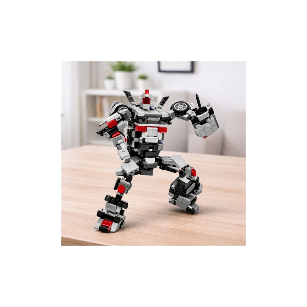Konstruktorius Lenktyninis automobilis robotas 2W1 Baltas 320 el.