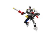 Klocki Konstrukcyjne Samochód Sportowy Robot 2W1 Biały 320 el.