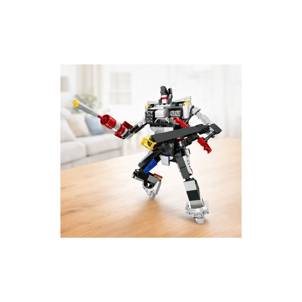 Konstruktorius Sportinis automobilis robotas 2W1 Baltas 320 el.
