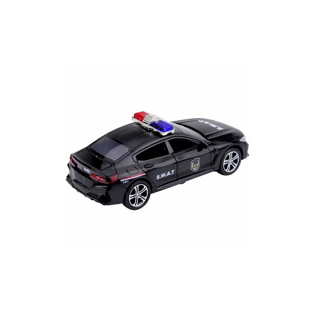 SWAT specialaus padalinio automobilis Atidaromos durys Žibintai Garsai Juodas-Žaislai, Auto ir transporto žaislai, Mašinos-e-vai