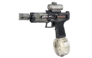 Elektryczny Karabin Pistolet Na Wodę Automatyczny Czarny Zasięg 7-9m 350 ml
