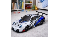 Auto Do Driftu Zdalnie Sterowane RC Wymienne Koła 4WD Niebieskie 1:24