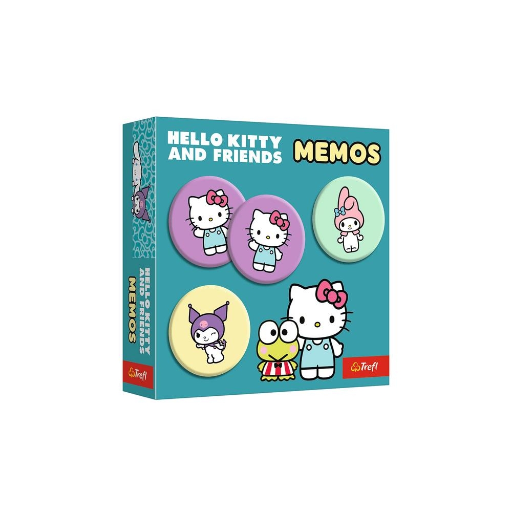 Vaikiškas žaidimas Memos Hello Kitty Trefl 02898-Žaislai, Stalo žaidimai, Įvairūs stalo žaidimai-e-vaikas