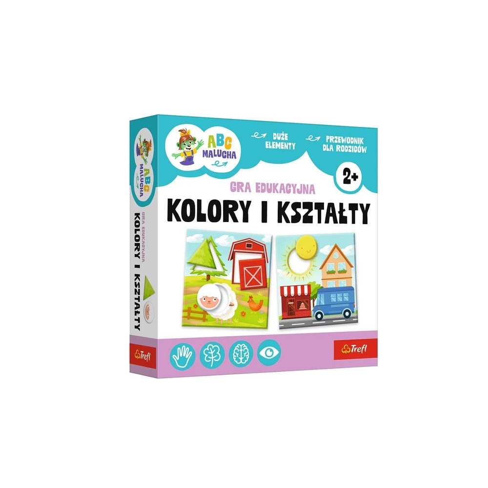 Mokomasis žaidimas "Spalvos ir formos ABC Toddler Trefl Family" 02904-Žaislai, Lavinamieji žaislai, Mokomieji žaislai-e-vaikas