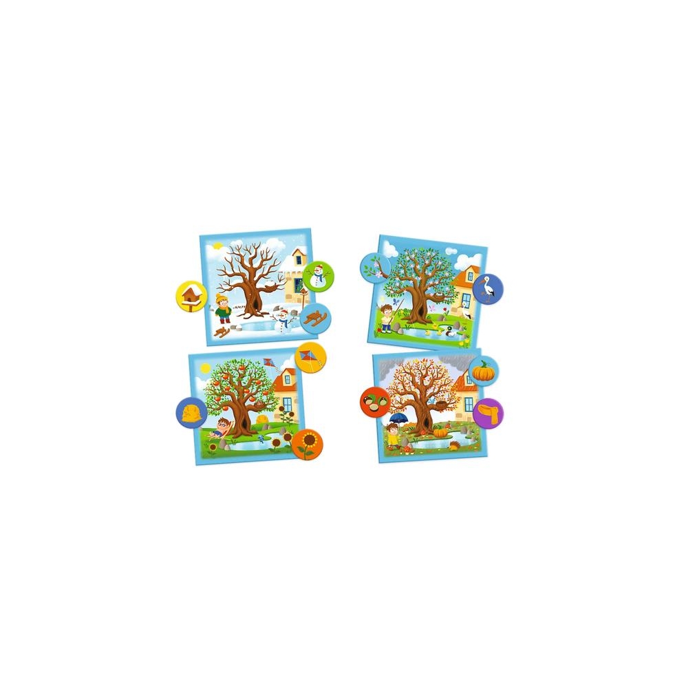 Mokomasis žaidimas "Metų laikai" ABC Toddler Trefl Family 02906-Žaislai, Lavinamieji žaislai, Mokomieji žaislai-e-vaikas