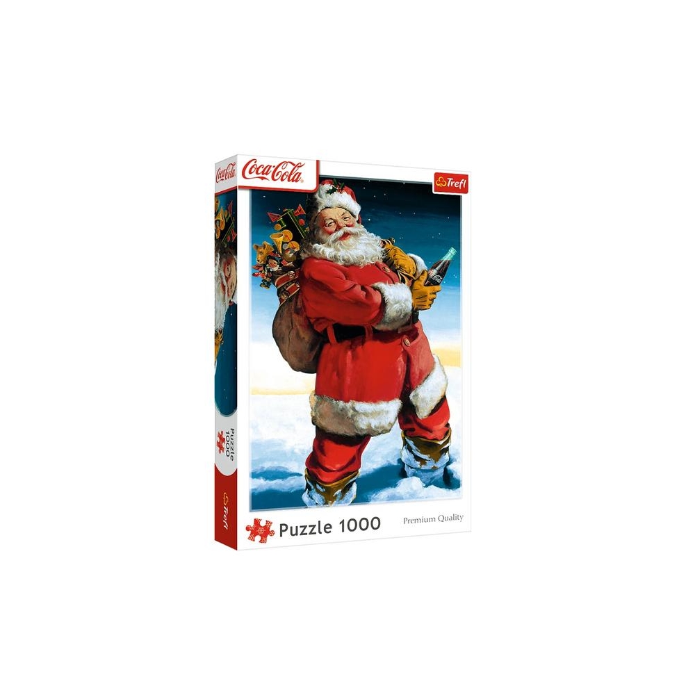 Dėlionė - 1000 XMAS - Coca-Cola: Kalėdų Senelis ant sniego - Trefl 10923