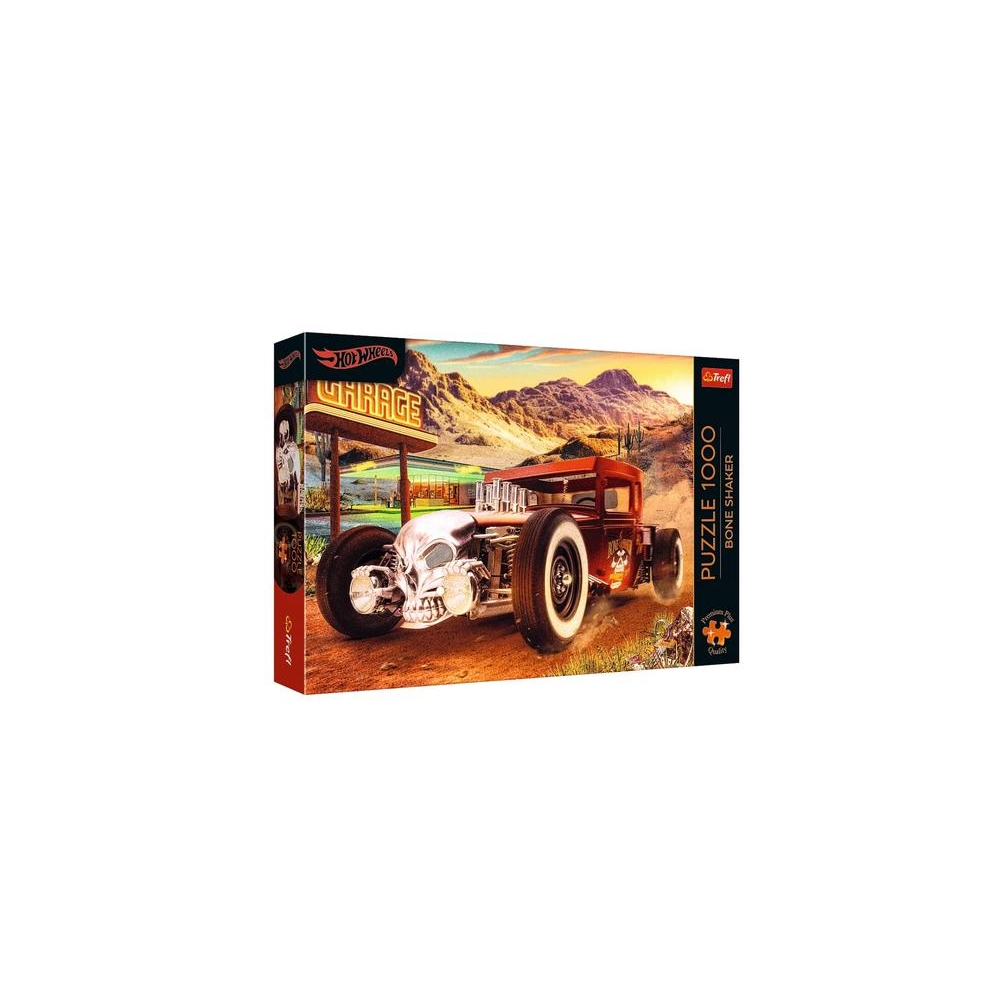 Dėlionė - 1000 Premium Plus - Hot Wheels: Bone Shaker - Trefl 12091-Žaislai, Dėlionės, Dėlionės nuo 500 detalių-e-vaikas