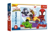 Puzzle - 30 - Odważny Spidey - Spidey i jego przyjaciele - Marvel - Trefl 18322