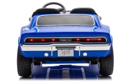 „Dodge Charger R/T“ akumuliatorinis automobilis DLS-K12 24 V, 7 Ah, mėlynas-Elektromobiliai vaikams, Mašinos-e-vaikas