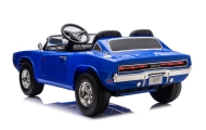 „Dodge Charger R/T“ akumuliatorinis automobilis DLS-K12 24 V, 7 Ah, mėlynas-Elektromobiliai vaikams, Mašinos-e-vaikas