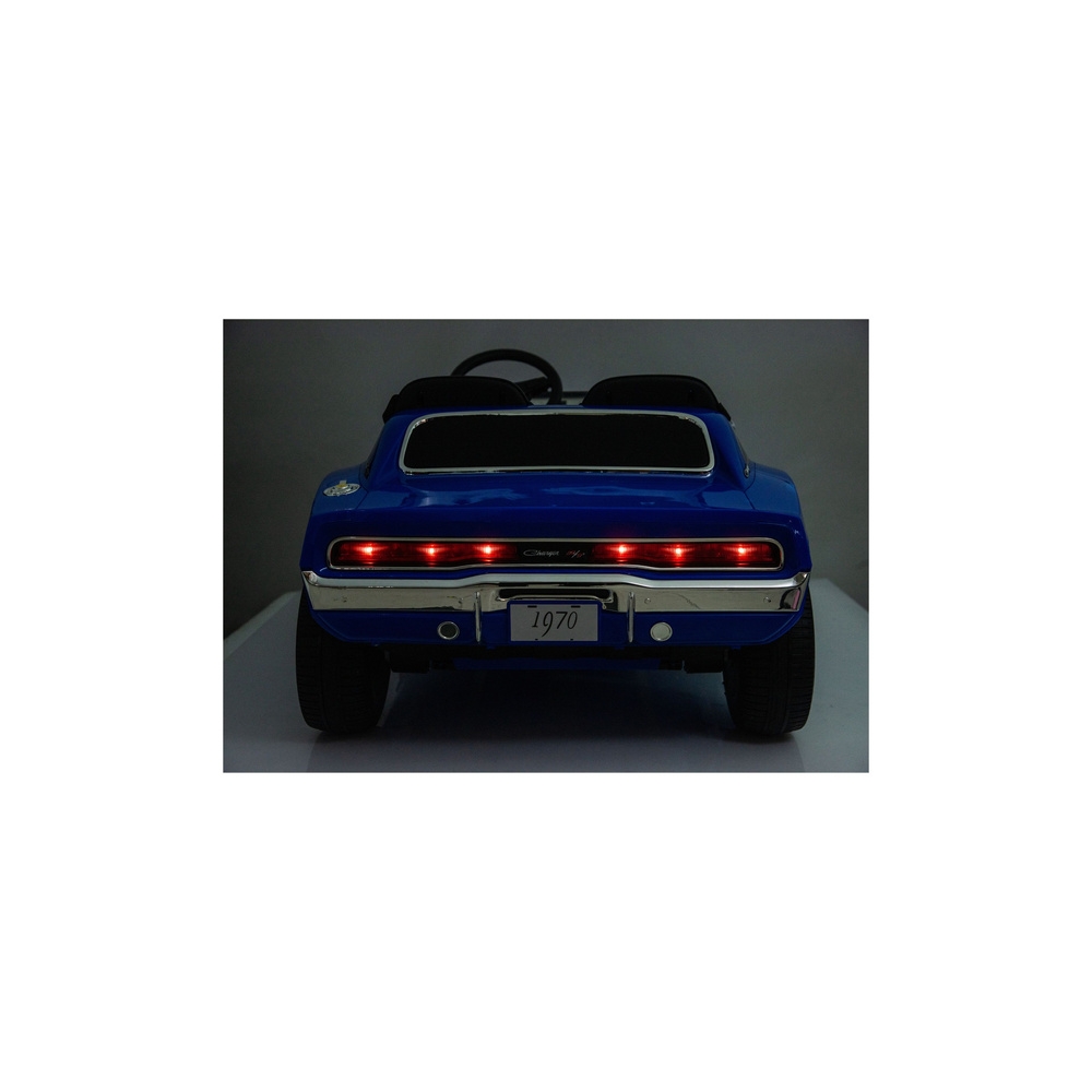 „Dodge Charger R/T“ akumuliatorinis automobilis DLS-K12 24 V, 7 Ah, mėlynas-Elektromobiliai vaikams, Mašinos-e-vaikas