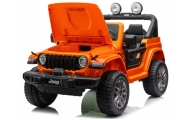 Pojazd Na Akumulator Jeep Rubicon 4x4 DK-JWR556 4x200W 24V Pomarańczowy