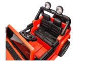 Pojazd Na Akumulator Jeep Rubicon 4x4 DK-JWR556 4x200W 24V Pomarańczowy