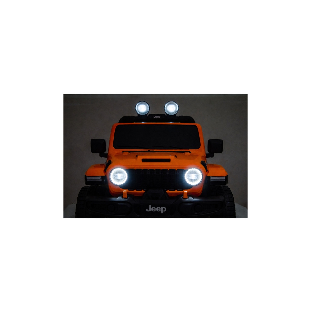 Elektromobilis Jeep Rubicon 4x4 DK-JWR556 4x200W 24V, Orange-Elektromobiliai vaikams, Visureigiai-e-vaikas