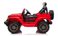 Elektromobilis Jeep Rubicon 4x4 DK-JWR556 4x200W 24V, Red-Elektromobiliai vaikams, Visureigiai-e-vaikas