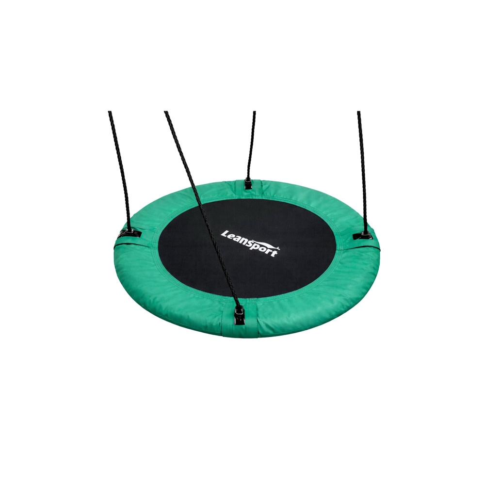 Sodo sūpynės Gando lizdas – 2-in-1 sėdynė su rėmu, baltos spalvos, 210 x 170 cm-Žaislai, Lauko žaislai, Sūpynės-e-vaikas