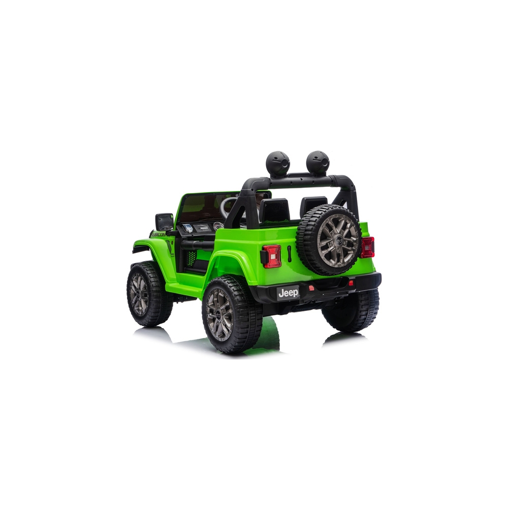 Elektromobilis Jeep Rubicon 4x4 DK-JWR556 4x200W 24V, Green-Elektromobiliai vaikams, Visureigiai-e-vaikas