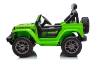 Elektromobilis Jeep Rubicon 4x4 DK-JWR556 4x200W 24V, Green-Elektromobiliai vaikams, Visureigiai-e-vaikas