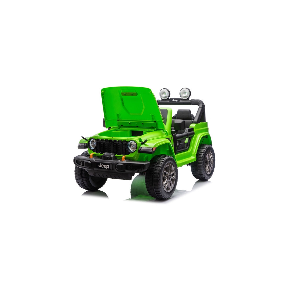 Elektromobilis Jeep Rubicon 4x4 DK-JWR556 4x200W 24V, Green-Elektromobiliai vaikams, Visureigiai-e-vaikas