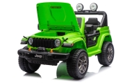 Elektromobilis Jeep Rubicon 4x4 DK-JWR556 4x200W 24V, Green-Elektromobiliai vaikams, Visureigiai-e-vaikas
