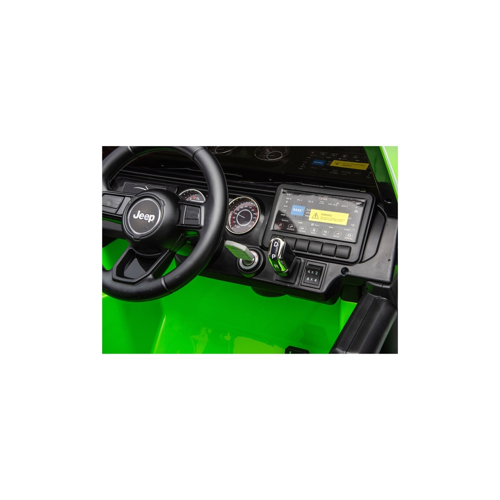 Elektromobilis Jeep Rubicon 4x4 DK-JWR556 4x200W 24V, Green-Elektromobiliai vaikams, Visureigiai-e-vaikas