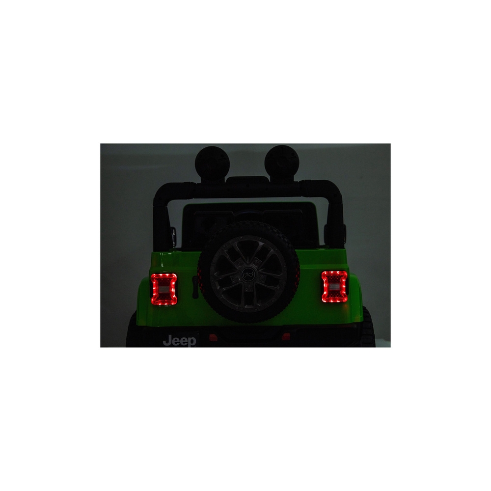 Elektromobilis Jeep Rubicon 4x4 DK-JWR556 4x200W 24V, Green-Elektromobiliai vaikams, Visureigiai-e-vaikas