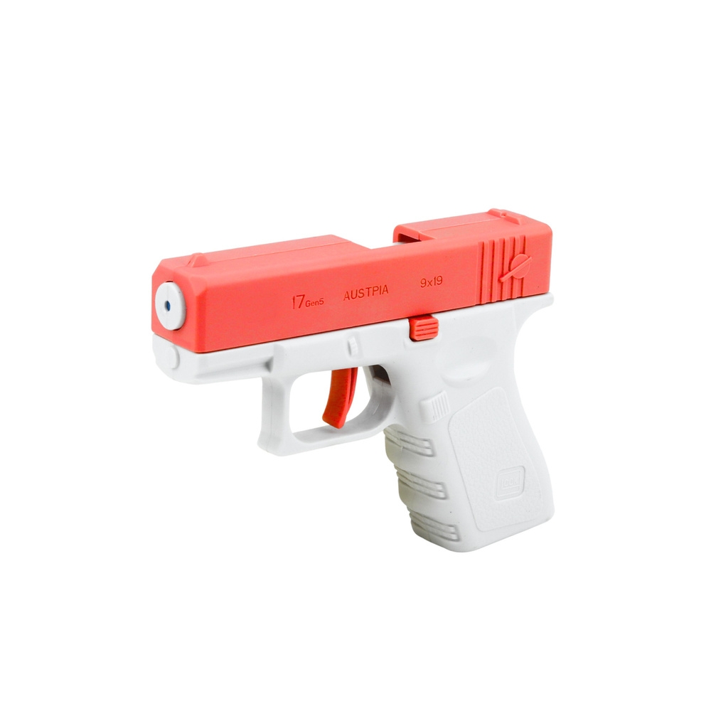 Mini Glock Pistolet Na Wodę Broń Dla Dzieci Różowy 13 cm